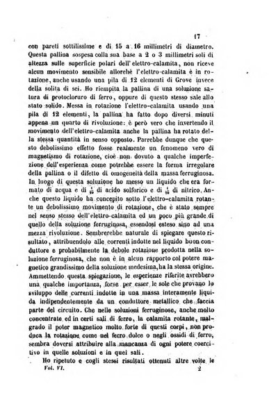 Il nuovo cimento giornale di fisica, di chimica, e delle loro applicazioni alla medicina, alla farmacia ed alle arti industriali