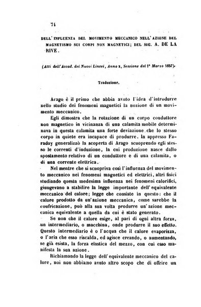 Il nuovo cimento giornale di fisica, di chimica, e delle loro applicazioni alla medicina, alla farmacia ed alle arti industriali