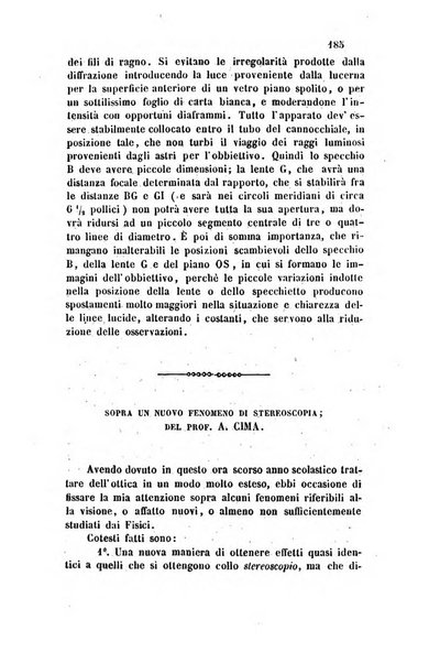 Il nuovo cimento giornale di fisica, di chimica, e delle loro applicazioni alla medicina, alla farmacia ed alle arti industriali