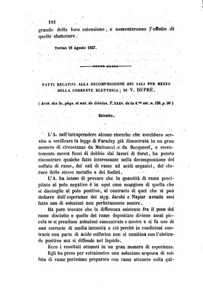 Il nuovo cimento giornale di fisica, di chimica, e delle loro applicazioni alla medicina, alla farmacia ed alle arti industriali