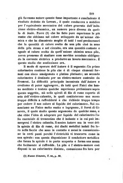 Il nuovo cimento giornale di fisica, di chimica, e delle loro applicazioni alla medicina, alla farmacia ed alle arti industriali