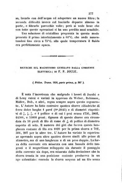 Il nuovo cimento giornale di fisica, di chimica, e delle loro applicazioni alla medicina, alla farmacia ed alle arti industriali