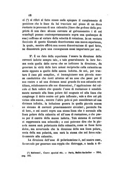 Il nuovo cimento giornale di fisica, di chimica, e delle loro applicazioni alla medicina, alla farmacia ed alle arti industriali