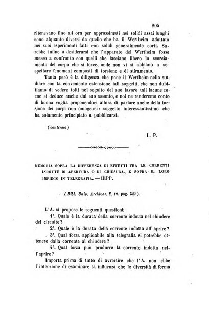 Il nuovo cimento giornale di fisica, di chimica, e delle loro applicazioni alla medicina, alla farmacia ed alle arti industriali