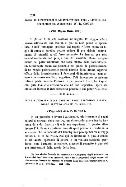 Il nuovo cimento giornale di fisica, di chimica, e delle loro applicazioni alla medicina, alla farmacia ed alle arti industriali