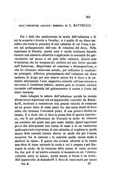 Il nuovo cimento giornale di fisica, di chimica, e delle loro applicazioni alla medicina, alla farmacia ed alle arti industriali