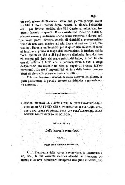 Il nuovo cimento giornale di fisica, di chimica, e delle loro applicazioni alla medicina, alla farmacia ed alle arti industriali