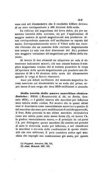 Il nuovo cimento giornale di fisica, di chimica, e delle loro applicazioni alla medicina, alla farmacia ed alle arti industriali