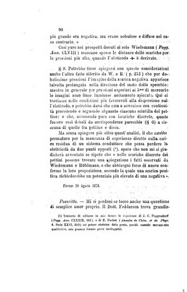 Il nuovo cimento giornale di fisica, di chimica, e delle loro applicazioni alla medicina, alla farmacia ed alle arti industriali