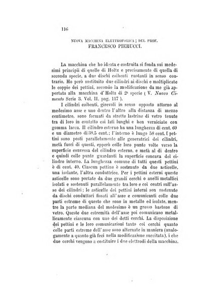 Il nuovo cimento giornale di fisica, di chimica, e delle loro applicazioni alla medicina, alla farmacia ed alle arti industriali