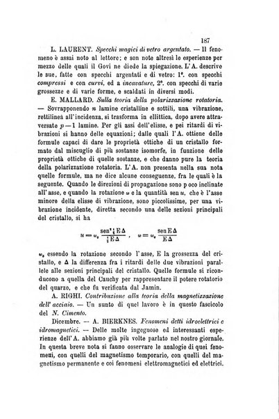 Il nuovo cimento giornale di fisica, di chimica, e delle loro applicazioni alla medicina, alla farmacia ed alle arti industriali