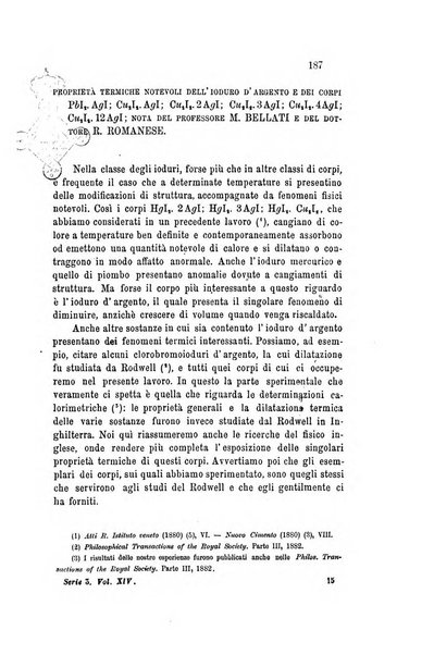 Il nuovo cimento giornale di fisica, di chimica, e delle loro applicazioni alla medicina, alla farmacia ed alle arti industriali