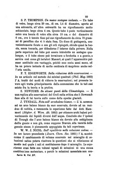 Il nuovo cimento giornale di fisica, di chimica, e delle loro applicazioni alla medicina, alla farmacia ed alle arti industriali