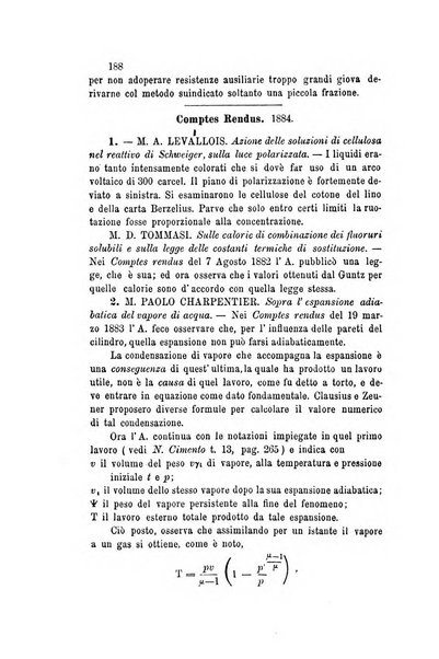 Il nuovo cimento giornale di fisica, di chimica, e delle loro applicazioni alla medicina, alla farmacia ed alle arti industriali