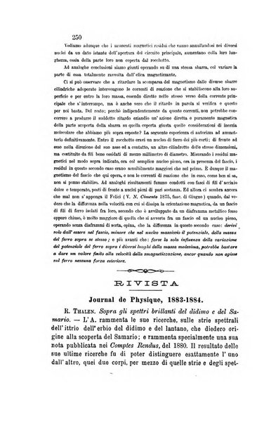 Il nuovo cimento giornale di fisica, di chimica, e delle loro applicazioni alla medicina, alla farmacia ed alle arti industriali