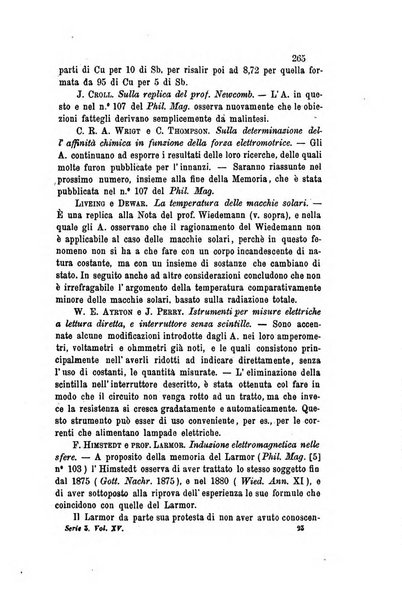 Il nuovo cimento giornale di fisica, di chimica, e delle loro applicazioni alla medicina, alla farmacia ed alle arti industriali