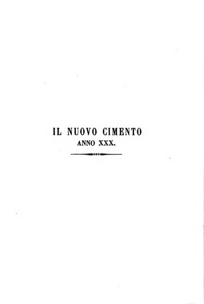 Il nuovo cimento giornale di fisica, di chimica, e delle loro applicazioni alla medicina, alla farmacia ed alle arti industriali