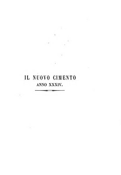 Il nuovo cimento giornale di fisica, di chimica, e delle loro applicazioni alla medicina, alla farmacia ed alle arti industriali