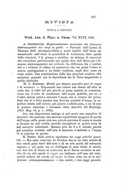 Il nuovo cimento giornale di fisica, di chimica, e delle loro applicazioni alla medicina, alla farmacia ed alle arti industriali