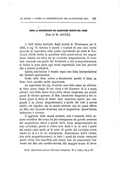 Il nuovo cimento giornale di fisica, di chimica, e delle loro applicazioni alla medicina, alla farmacia ed alle arti industriali