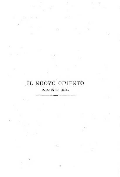Il nuovo cimento giornale di fisica, di chimica, e delle loro applicazioni alla medicina, alla farmacia ed alle arti industriali