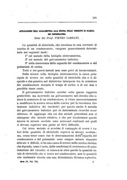 Il nuovo cimento giornale di fisica, di chimica, e delle loro applicazioni alla medicina, alla farmacia ed alle arti industriali