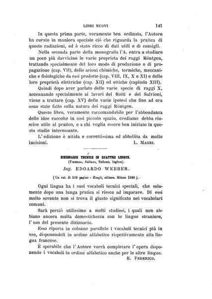 Il nuovo cimento giornale di fisica, di chimica, e delle loro applicazioni alla medicina, alla farmacia ed alle arti industriali