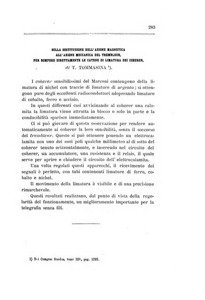 Il nuovo cimento giornale di fisica, di chimica, e delle loro applicazioni alla medicina, alla farmacia ed alle arti industriali