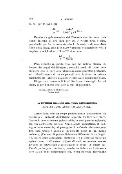 Il nuovo cimento giornale di fisica, di chimica, e delle loro applicazioni alla medicina, alla farmacia ed alle arti industriali