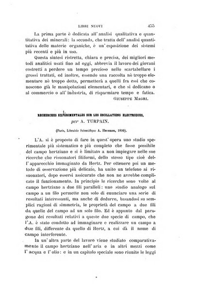 Il nuovo cimento giornale di fisica, di chimica, e delle loro applicazioni alla medicina, alla farmacia ed alle arti industriali