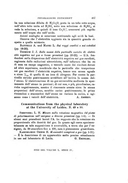 Il nuovo cimento giornale di fisica, di chimica, e delle loro applicazioni alla medicina, alla farmacia ed alle arti industriali