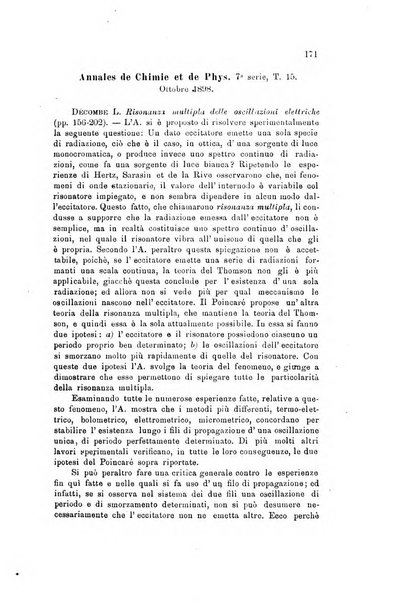 Il nuovo cimento giornale di fisica, di chimica, e delle loro applicazioni alla medicina, alla farmacia ed alle arti industriali