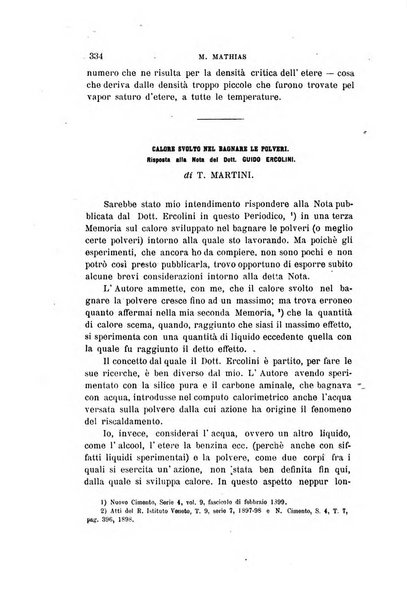 Il nuovo cimento giornale di fisica, di chimica, e delle loro applicazioni alla medicina, alla farmacia ed alle arti industriali