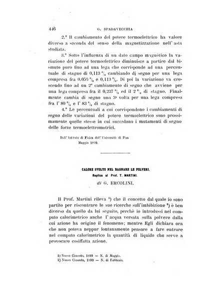 Il nuovo cimento giornale di fisica, di chimica, e delle loro applicazioni alla medicina, alla farmacia ed alle arti industriali