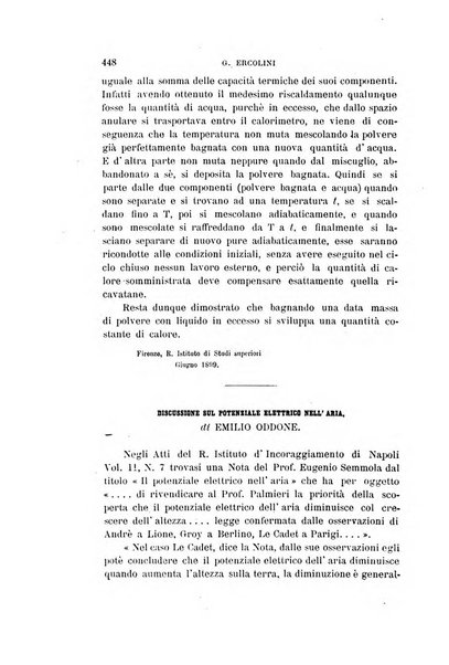 Il nuovo cimento giornale di fisica, di chimica, e delle loro applicazioni alla medicina, alla farmacia ed alle arti industriali