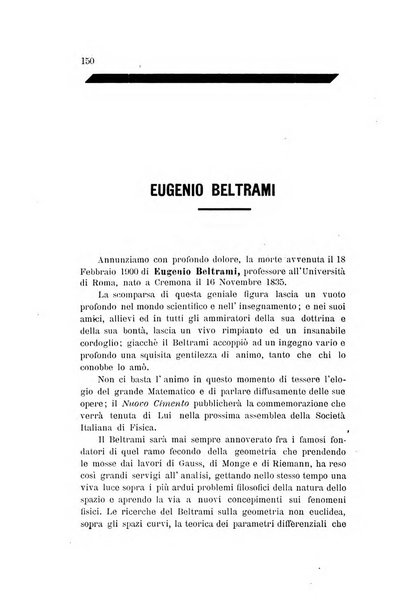 Il nuovo cimento giornale di fisica, di chimica, e delle loro applicazioni alla medicina, alla farmacia ed alle arti industriali