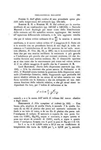 Il nuovo cimento giornale di fisica, di chimica, e delle loro applicazioni alla medicina, alla farmacia ed alle arti industriali