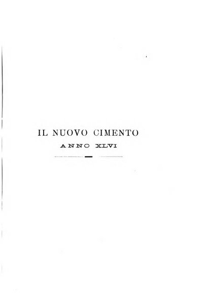 Il nuovo cimento giornale di fisica, di chimica, e delle loro applicazioni alla medicina, alla farmacia ed alle arti industriali