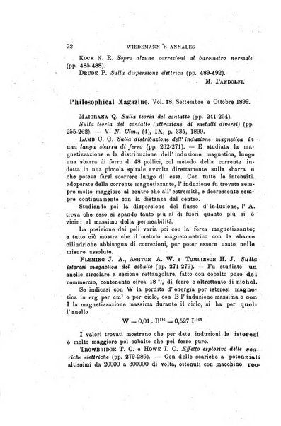 Il nuovo cimento giornale di fisica, di chimica, e delle loro applicazioni alla medicina, alla farmacia ed alle arti industriali