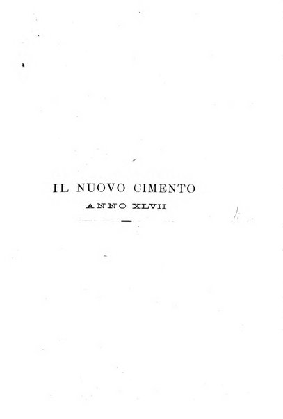 Il nuovo cimento giornale di fisica, di chimica, e delle loro applicazioni alla medicina, alla farmacia ed alle arti industriali