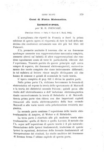 Il nuovo cimento giornale di fisica, di chimica, e delle loro applicazioni alla medicina, alla farmacia ed alle arti industriali