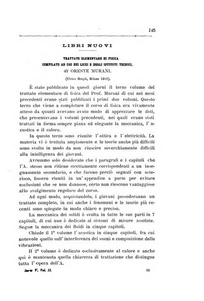 Il nuovo cimento giornale di fisica, di chimica, e delle loro applicazioni alla medicina, alla farmacia ed alle arti industriali