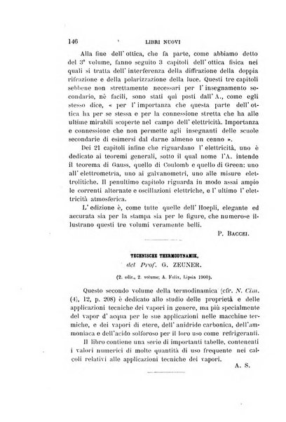 Il nuovo cimento giornale di fisica, di chimica, e delle loro applicazioni alla medicina, alla farmacia ed alle arti industriali