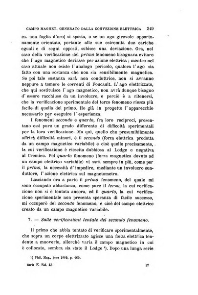 Il nuovo cimento giornale di fisica, di chimica, e delle loro applicazioni alla medicina, alla farmacia ed alle arti industriali