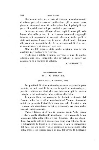 Il nuovo cimento giornale di fisica, di chimica, e delle loro applicazioni alla medicina, alla farmacia ed alle arti industriali