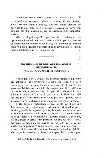 Il nuovo cimento giornale di fisica, di chimica, e delle loro applicazioni alla medicina, alla farmacia ed alle arti industriali