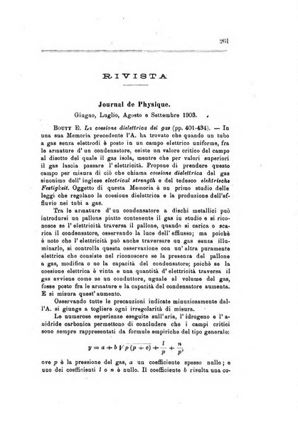 Il nuovo cimento giornale di fisica, di chimica, e delle loro applicazioni alla medicina, alla farmacia ed alle arti industriali