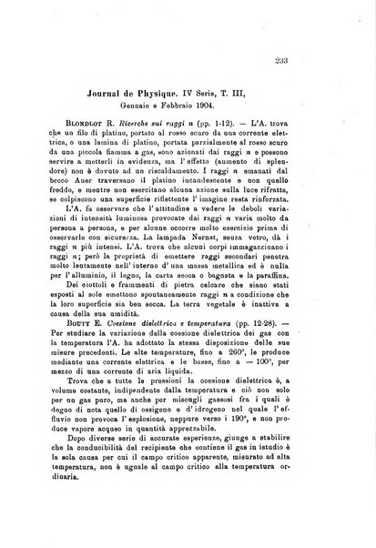 Il nuovo cimento giornale di fisica, di chimica, e delle loro applicazioni alla medicina, alla farmacia ed alle arti industriali