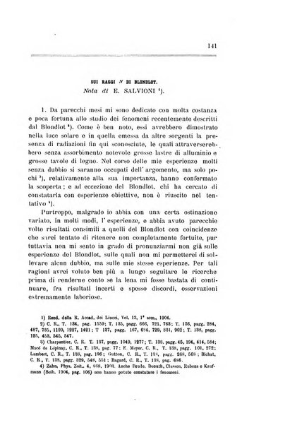 Il nuovo cimento giornale di fisica, di chimica, e delle loro applicazioni alla medicina, alla farmacia ed alle arti industriali