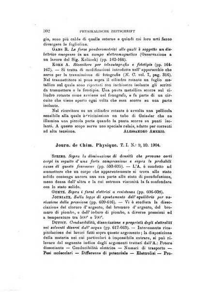 Il nuovo cimento giornale di fisica, di chimica, e delle loro applicazioni alla medicina, alla farmacia ed alle arti industriali